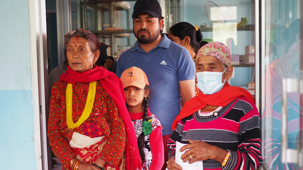 treat elderly Blindness in Nepal